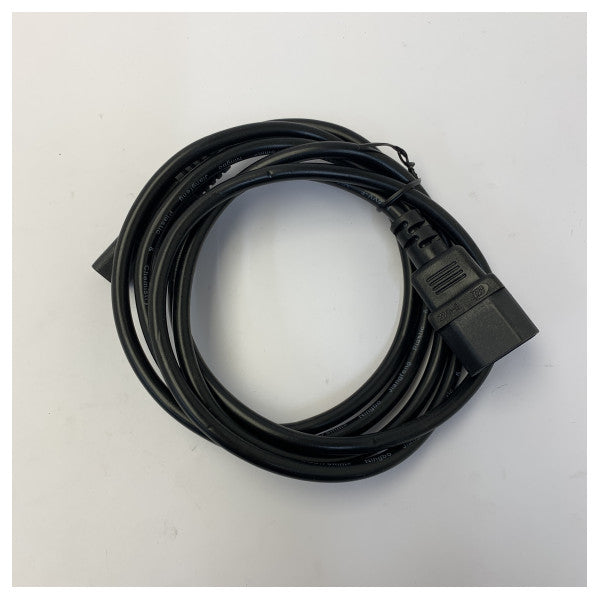 Kabel za napajanje H05VV-F C14 do C15 - 3x0,75mm² 250V/6A - produžni kabel 2m 