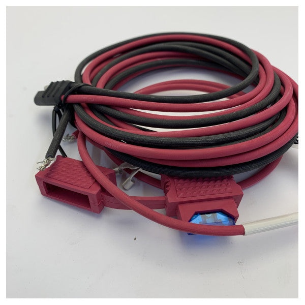 Motorola HKN4137B 12V DC захранващ кабел за GM340 GM360 DM3400 мобилно радио - 15A предпазител 