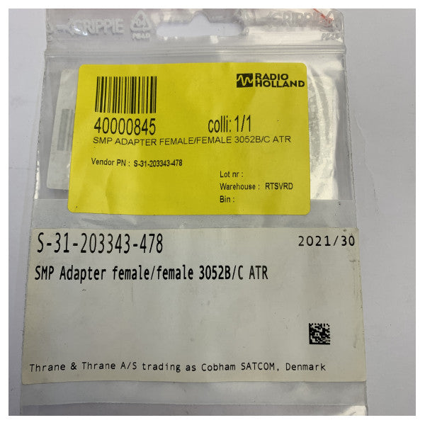 Cobham SATCOM SMP RF-adapter hun til hun 3052B/C ATR marinesatellit 