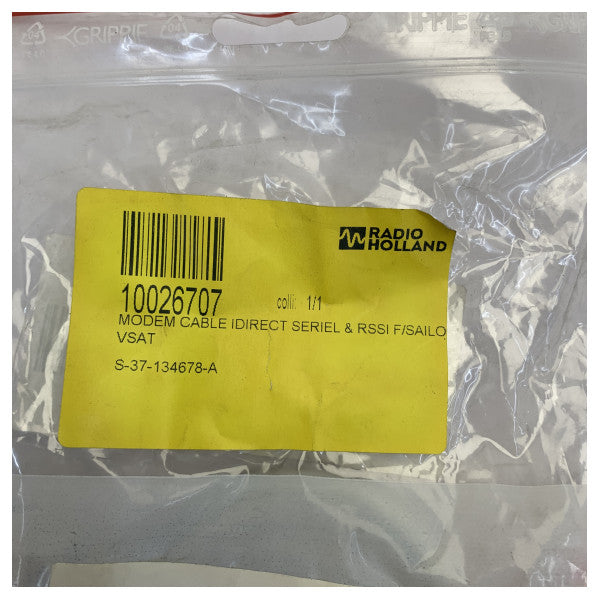 Cobham Sailor VSAT iDirect Modemkabel Serial & RSSI 37-134678-A 