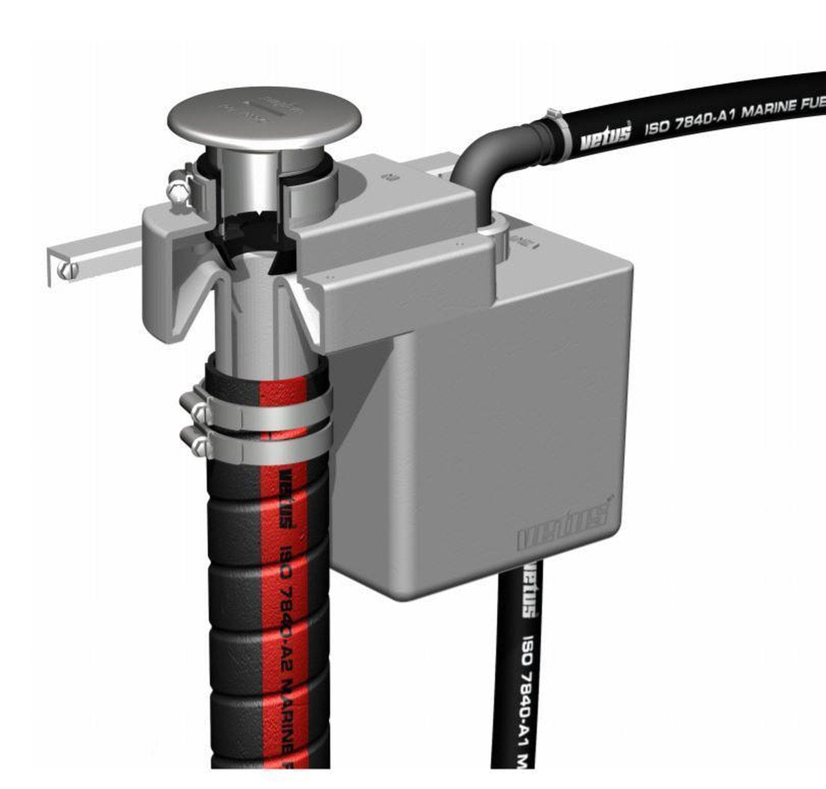Vetus FS5116 燃料スプラッシュオーバーフローストップ 51 mm