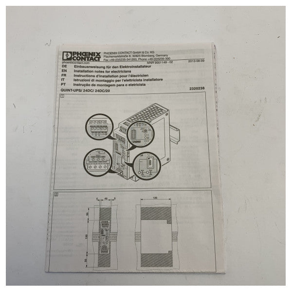 Phoenix Contact QUINT-UPS/24DC/24DC/20A - 2320238 