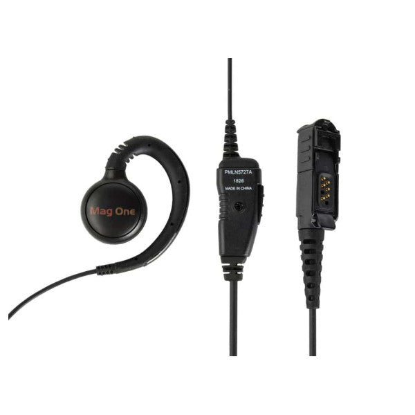 Auricolare girevole Motorola Mag One PMLN5805A con microfono in linea e PTT 