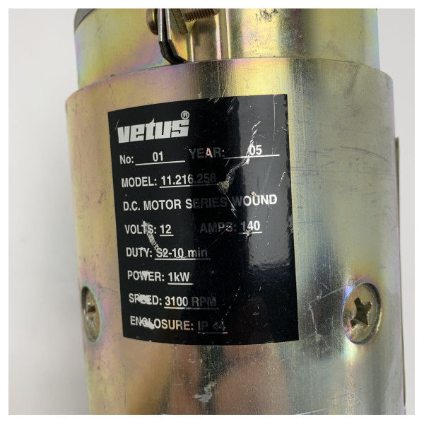 فيتوس كابستان من الفولاذ المقاوم للصدأ 1000 واط 12 فولت 