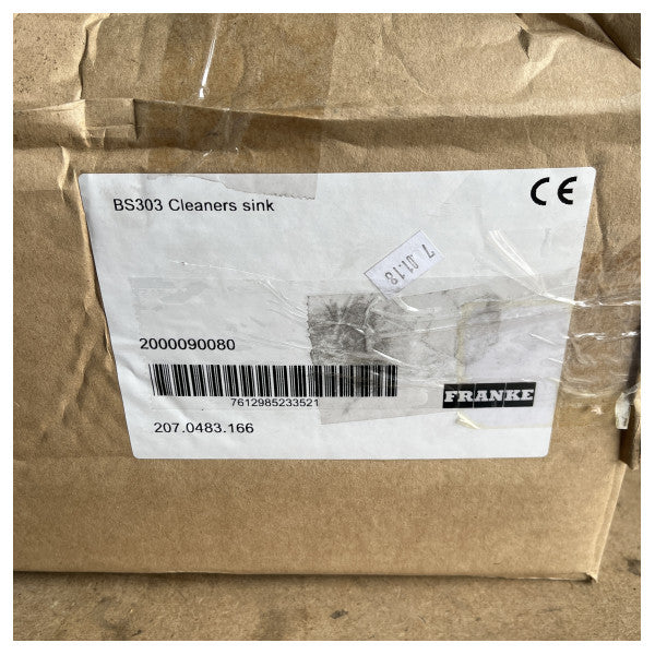 Franke BS303 lavello a parete in acciaio inox 500 x 400 mm