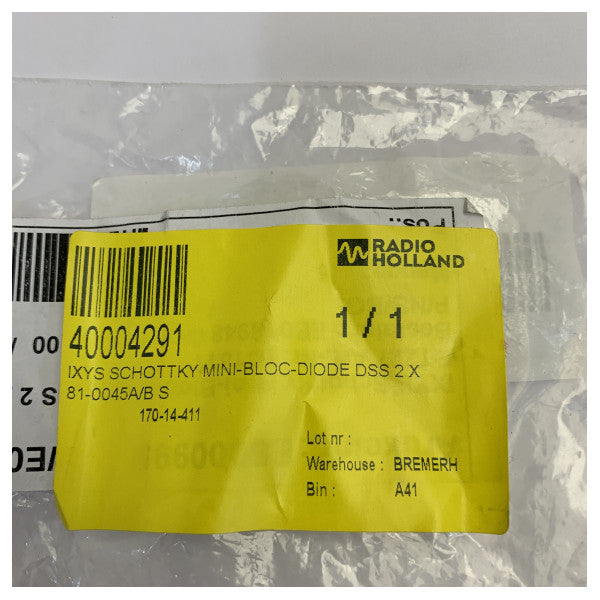 IXYS 601811 Marine-Gleichrichter-Leistungsdiode - Marineelektronik 