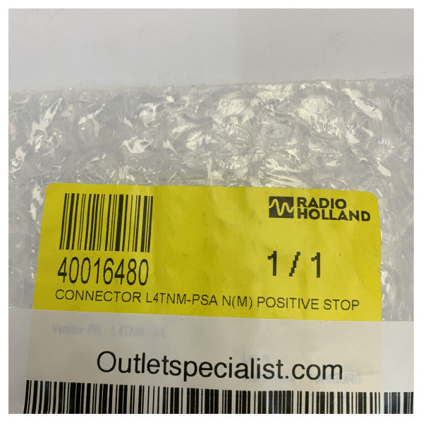 موصل HUBER+SUHNER L4TNM-PSA-N(M) المحوري RF من نوع N ذكر 