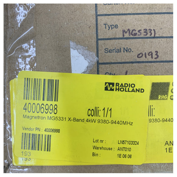 TERMA MG5331 pomorski elektromagnetni solenoid s banana priključcima 