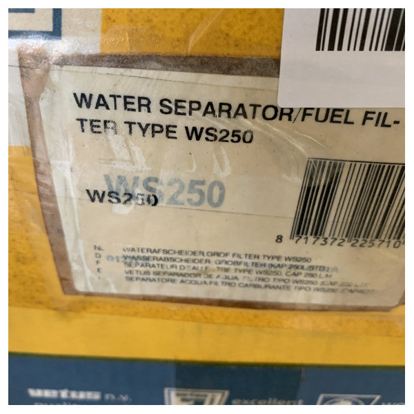 Vetus WS250 Wasserabscheider Kraftstofffilter für Marine-Motoren 