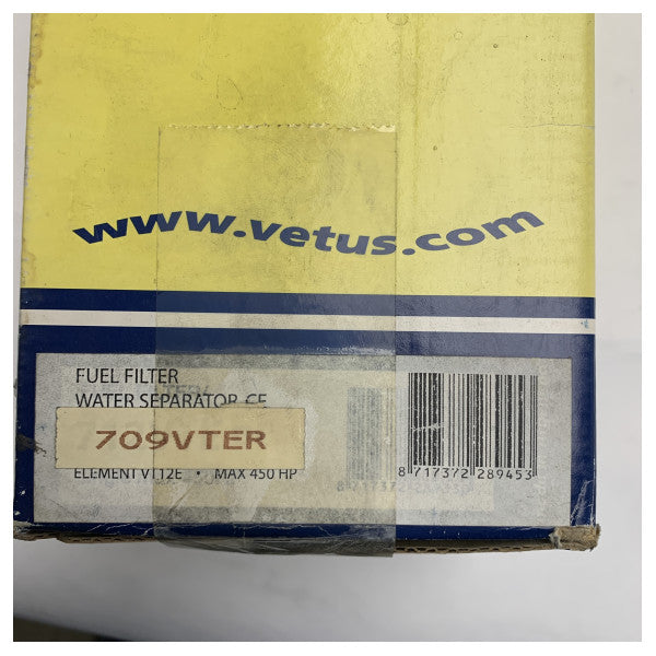 Vetus VT09ER Marine Diesel Fuel Filter Element White 30 Micron 280 HP 