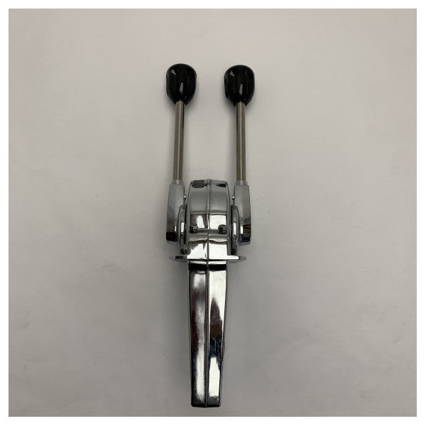 Vetus Hi-Lex Dual Engine Marinreglage med Morse Code-kontroll i kromfinish 
