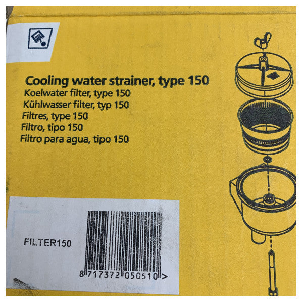 Vetus Rohwasserfilter Typ 150 Eingang �285mm - FILTER150 