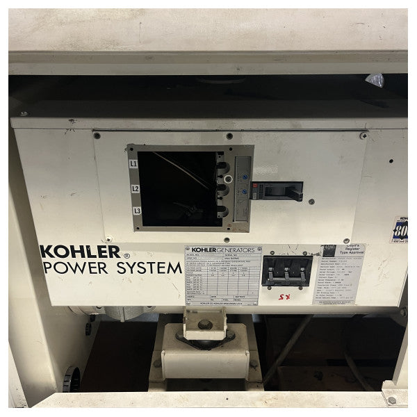 Gebrauchter Kohler 125EFOZ Marine-Dieselgenerator 1500 U/min | 125 kW | 50 Hz | 220/380V