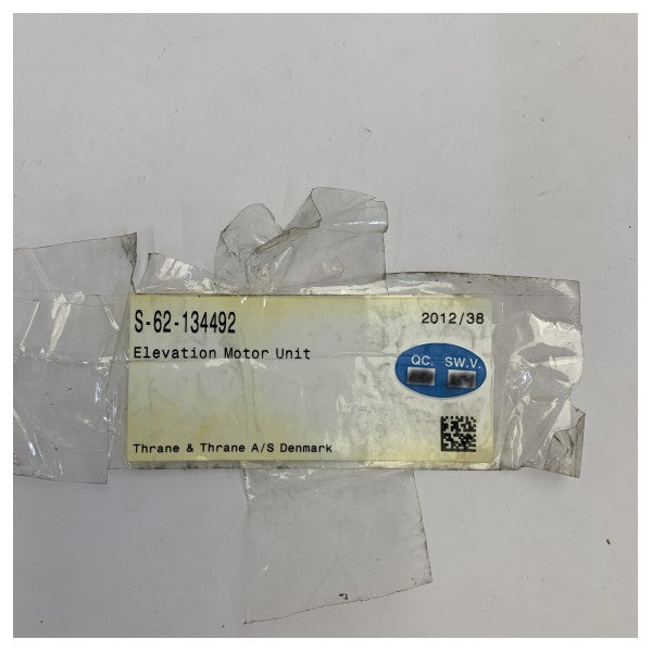 SERVO DC Brushless Motor with Pulley and Mounting Plate - S-62-134492 - New 