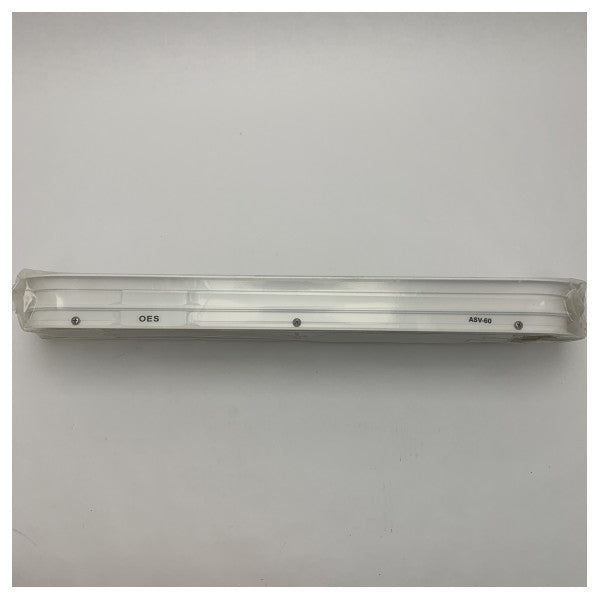 فتحة سحب الهواء من الألمنيوم المؤكسد Vetus ASV060A مع فتحات 60 سم 