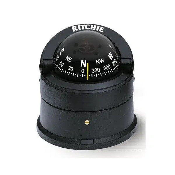 Ritchie Explorer D55 Deck Mount Compass Schwarz