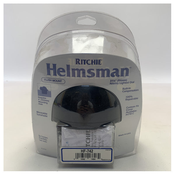 Ritchie Helmsman HF742 Compass Black Build im Mount