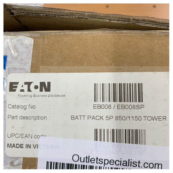 Eaton Easy Battery+ EB008WEB Kit ta' Sostituzzjoni - Batterija Marittima ta' Ħamma Sealed Lead-Acid 