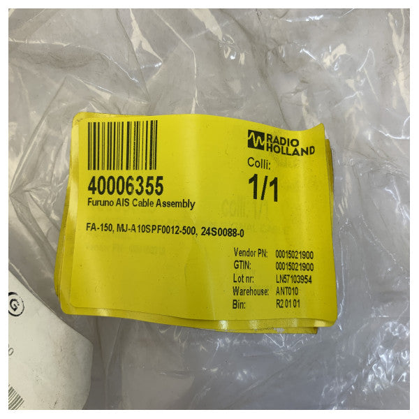 Conjunto de cable AIS Furuno FA-150 MJ-A10SPF0012-500 24S0088-0 