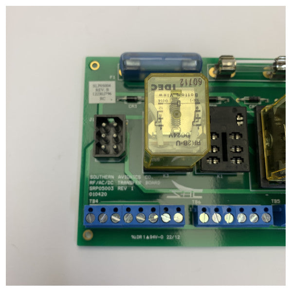 Carte de transfert RF AC/DC PCB Southern Avionics SLP05004, 24 V pour électronique marine 