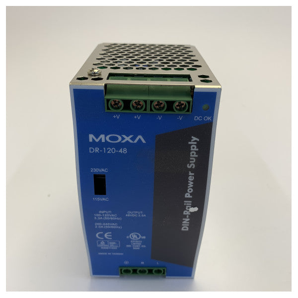 Moxa Mean Well DR-120-48 DINレール電源 48V 2.5A 120W 産業用PSU 
