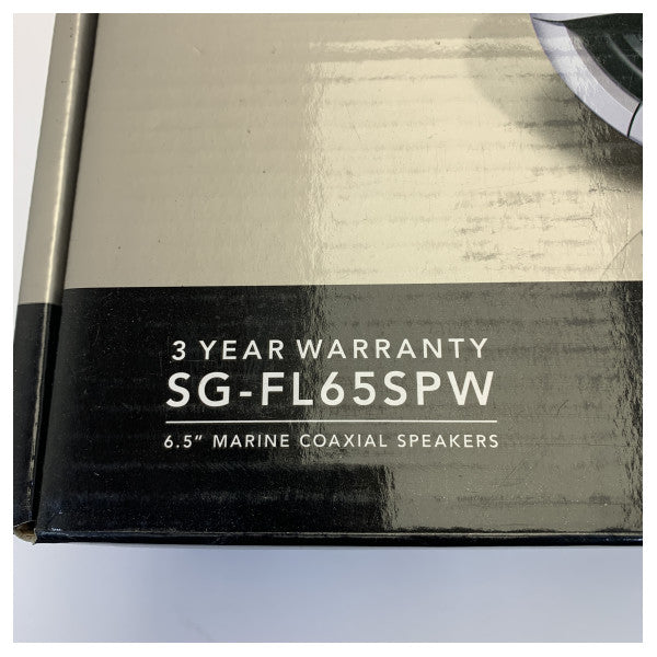 Fusion SG-FL65SPW Signature Series 6,5 tuuman merikaiuttimet - 230 W valkoinen LED Sport (pari) 