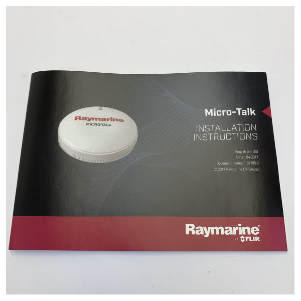 Raymarine Micro-Talk Wireless Performance Sailing Gateway E70361 incl Cable 