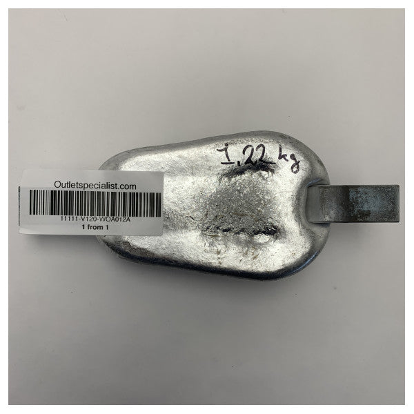 Vetus WOA012A Yüksek Kaliteli Kaynaklı Alüminyum Anot 1.22 KG 