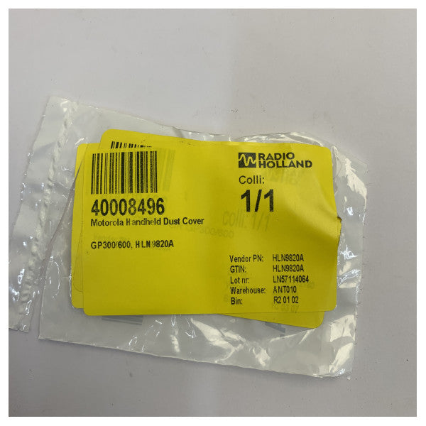Motorola HLN9820A Accessory Connector Dust Cover for GP300 and GP600 Radios 