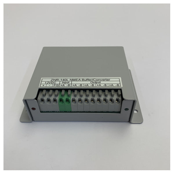 Zinnos ZNR-140L Buffer e Convertitore NMEA | 12VDC Splitter di Segnale Marino RS-232 RS-422 
