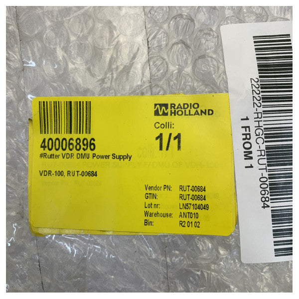 Rutter VDR-100 DMU Güç Kaynağı Ünitesi - RUT-00684 Voyage Data Recorder PSU 
