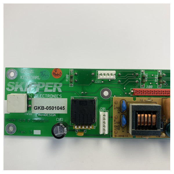 Skipper GDS101 Płytka PCB echosondy klawiatura ZZZ-010001 wersja B 