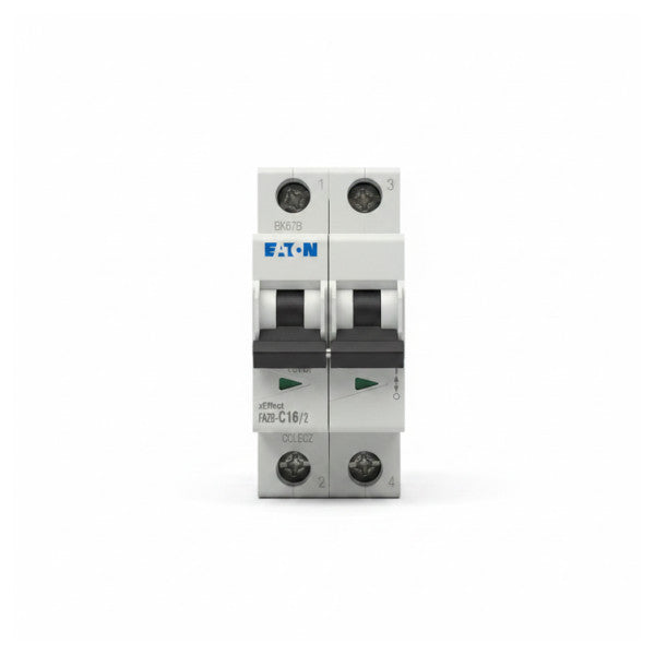 Eaton xEffect MCB Circuit Breaker 2P 16A Curve C 6kA 230-400VAC
