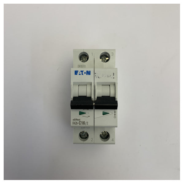 Eaton xEffect MCB Circuit Breaker 2P 16A Curve C 6kA 230-400VAC