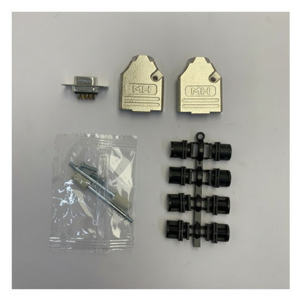 MH Connectors MHDTZK 9極 メス D-Sub コネクタキット 亜鉛製バックシェル フード 
