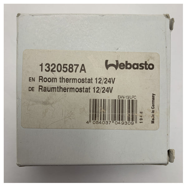 Webasto 1320587A Marine Room Thermostat - Kestävä 12/24V lämpötilan säädin veneisiin ja laivoihin.