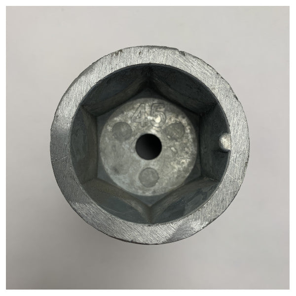 Technoseal PRP-800404E Zink Propeller Anode til 45 mm aksel 