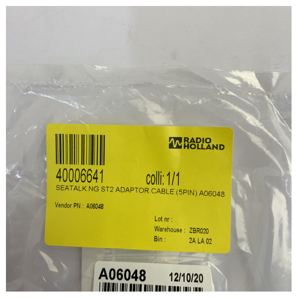 Raymarine SeaTalk NG to SeaTalk2 ST290 Adapter Cable 0.4m A06048