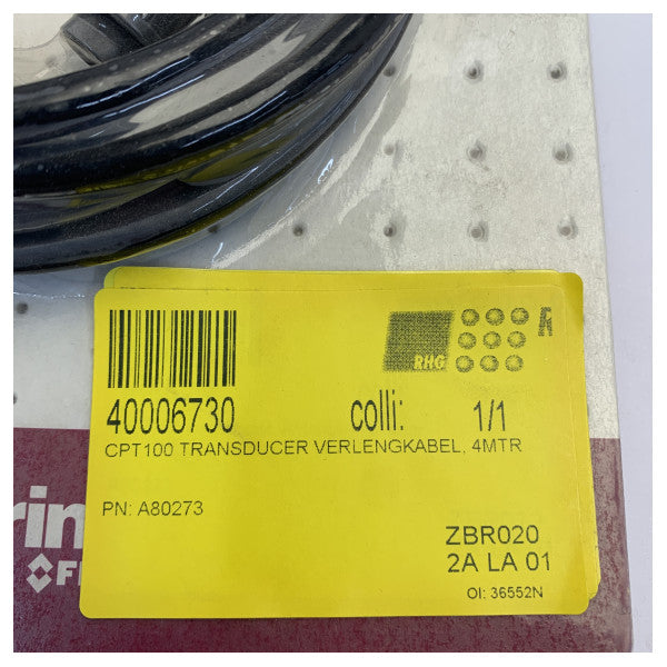 Raymarine A80273 Transducer Extension Cable for CPT-100/110/120 - 4m