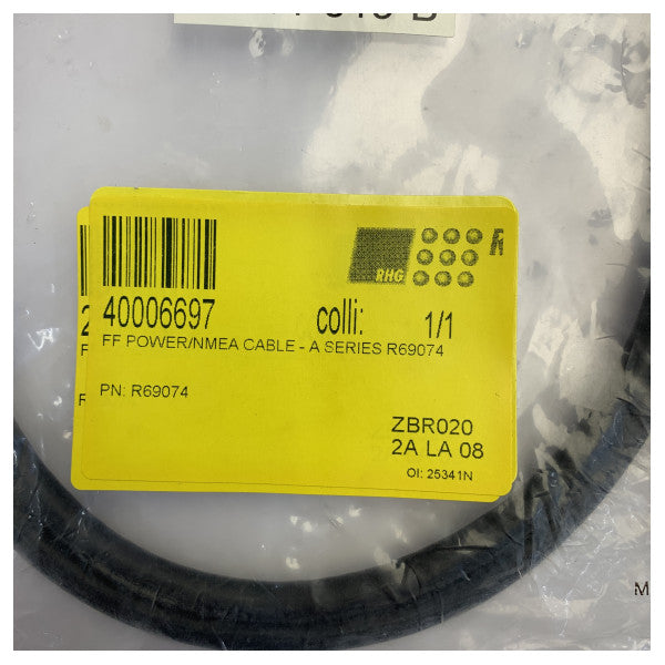 Raymarine NMEA Power Cable for RC435 RC435i and DS600x 7-Pin R69074