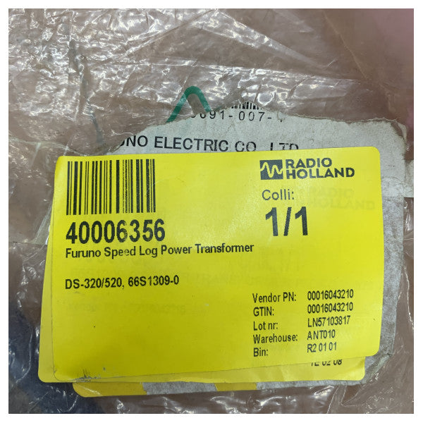 Furuno DS-320/520 Speed Log Power Transformer 66S1309-0 | Marine Electronics