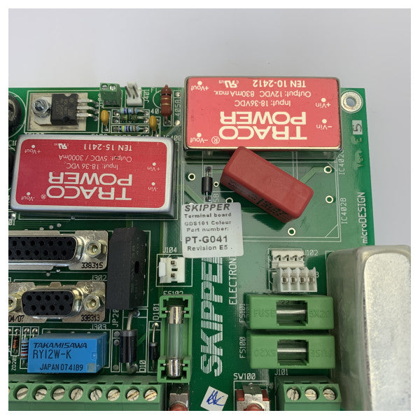 Skipper GDS101 Echosounder PCB Terminal PT-G041 E5 Marine Electronics