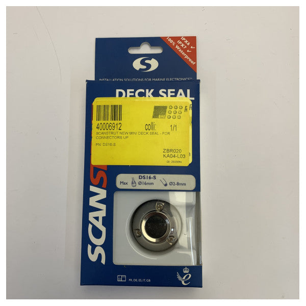 Scanstrut DS16-S Vertical Waterproof Cable Seal 16mm diameter 316 Stainless