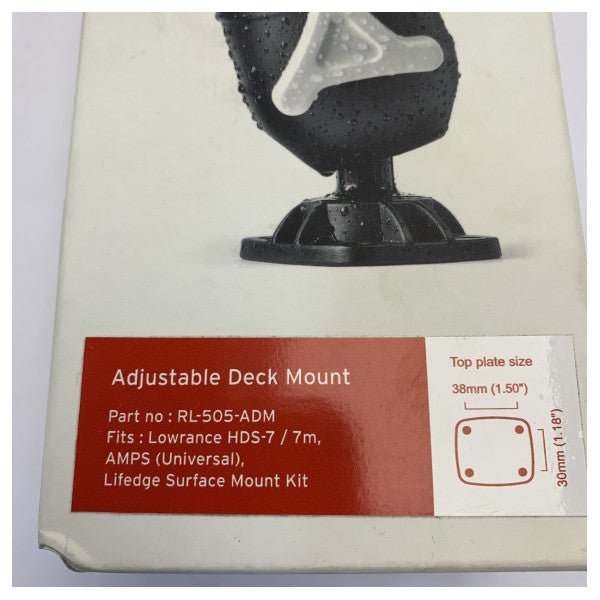 Scanstrut RL-505-ADM Adjustable Deck Mount Kit for LifeEdge 