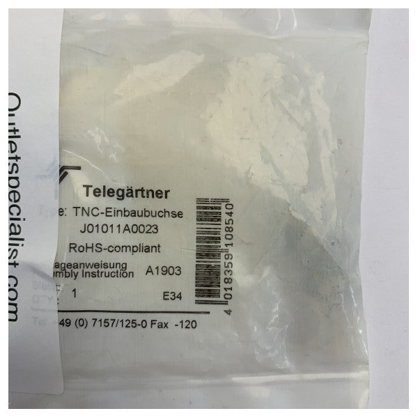 Telegartner J01011A0023 TNC Male RF Connector 