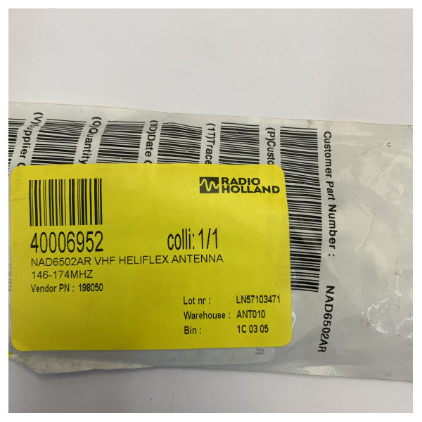 Motorola NAD6502AR VHF Heliflex Antenna