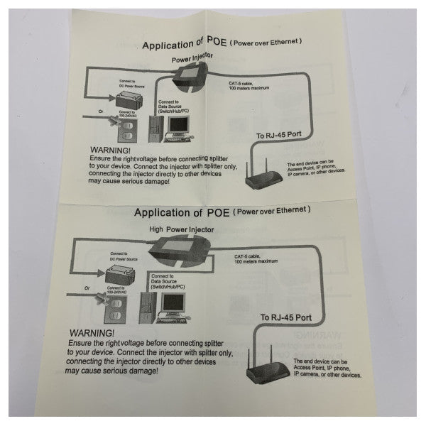 Raymarine R32141 POE Injector 12 VDC Thermische Camera