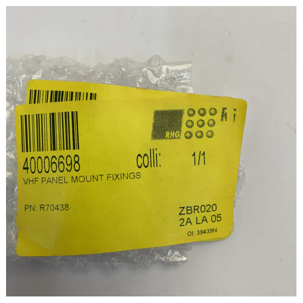 Raymarine VHF Panel Mount Fixings Kit D R70438 Marine Radio Mounting