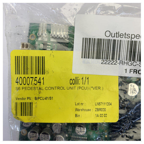 S6 Pedestal Control Unit (PCU) PCB Marine Electronics - S3R-1512-082