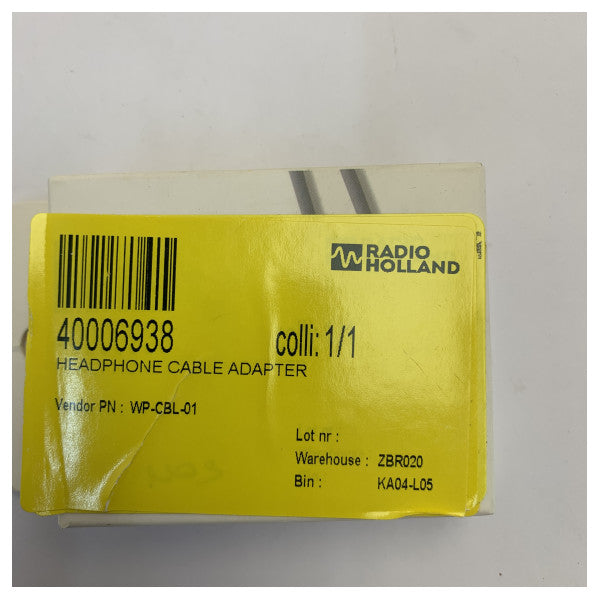 Scanstrut WP-CBL-01 Marine hovedtelefonkabeladapter 3,5 mm han til hun 